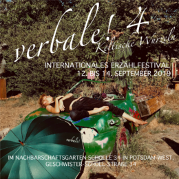 verbale! Internationales Erzählfestival Potsdam, 12.-14.9.2019