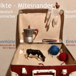 Benefiz-Erzählabend (DE/TR) Birlikte – Miteinander, 24.1.2024 um 19 h, Märchenhütte, Berlin